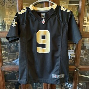 NFL New Orleans Saints Jersey Brees Black Nike Sportswear
